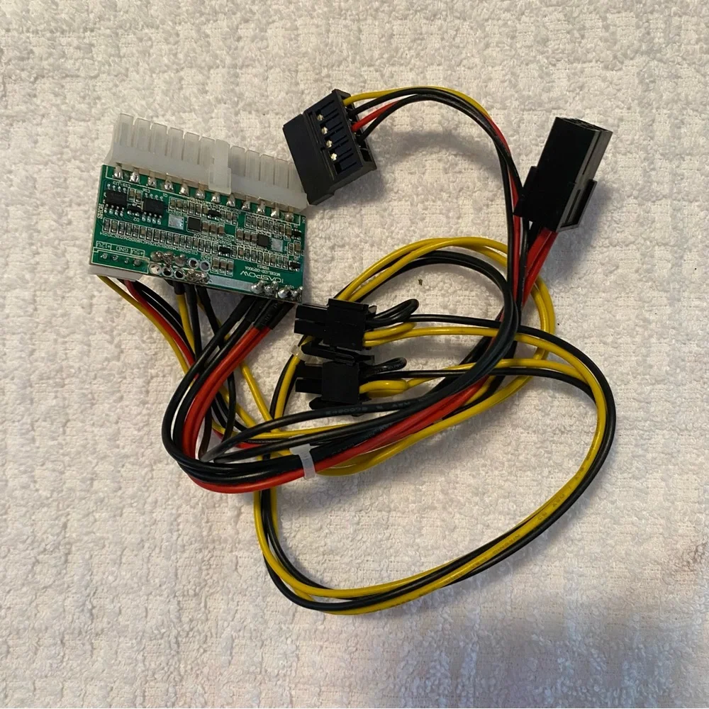 PCI-E 6 pin Input DC 12v 300w DC-ATX-300w 24 pin PicoATX Switch PSU Power Module